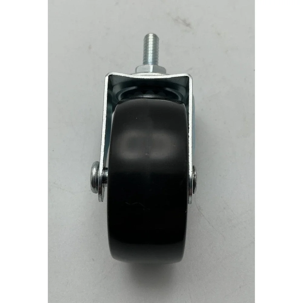 Threaded Stem Caster Wheels (4), 2 w/ Locking Brakes, ~1 7/8